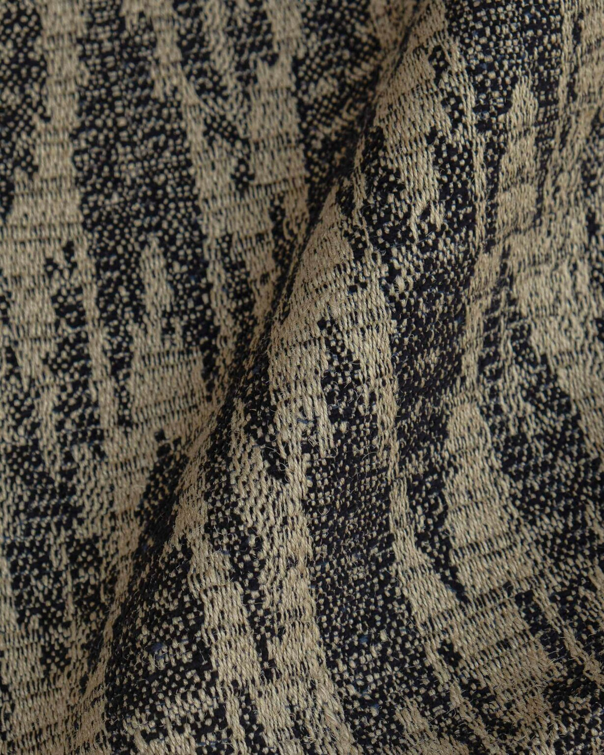 Wave Dune fabric by Coordonné in Night, flat pattern view