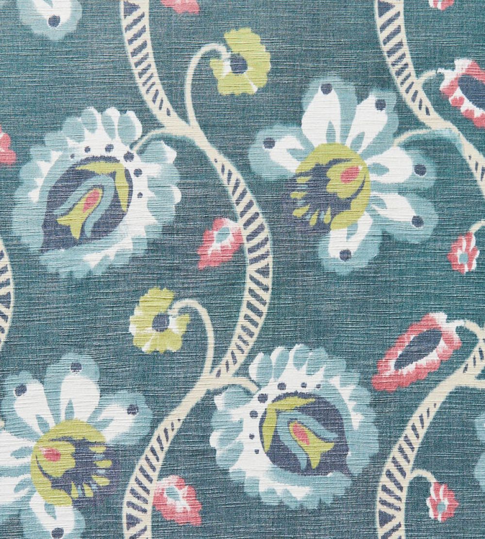 Wave Hill Fabric by Travers Teal