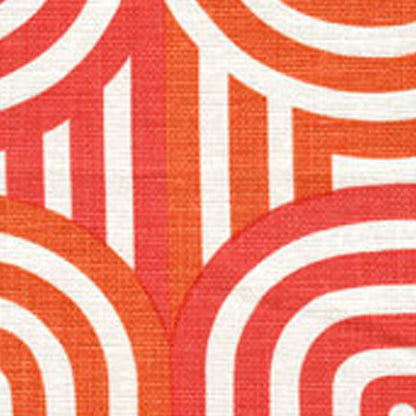 Wavelength Orange on Oyster fabric by Alan Campbell