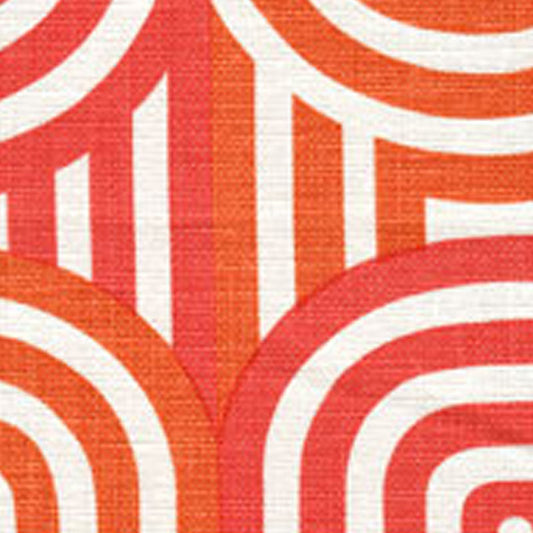 Wavelength Orange on Oyster fabric by Alan Campbell