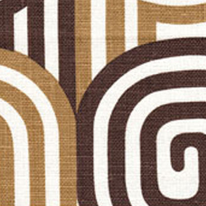 Wavelength Browns on Oyster fabric by Alan Campbell