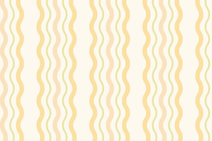 Wavy Yellow wallpaper by Hovia