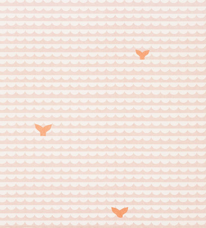 We Sailed Away Wallpaper by Christopher Farr Cloth Guava