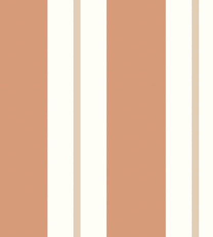 Wide Multi Stripe Wallpaper by Ohpopsi Bronze