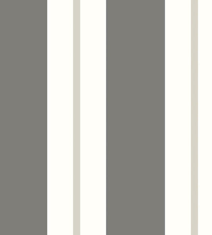 Wide Multi Stripe Wallpaper by Ohpopsi Charcoal