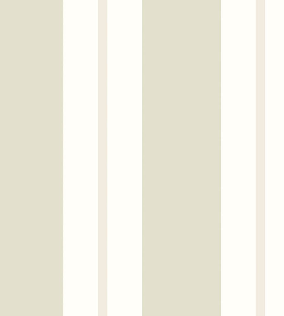 Wide Multi Stripe Wallpaper by Ohpopsi Sage