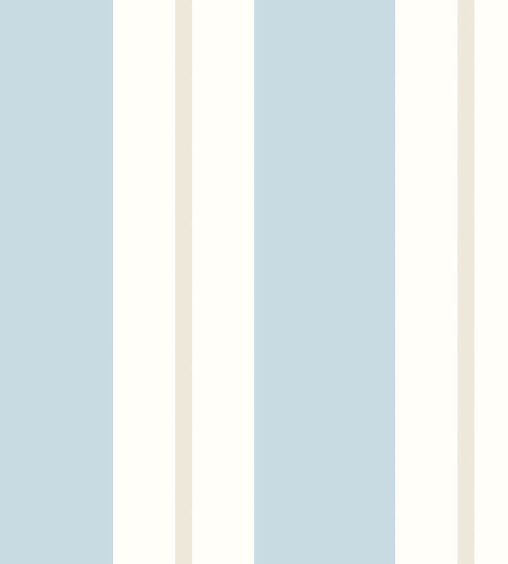 Wide Multi Stripe Wallpaper by Ohpopsi Wedgewood