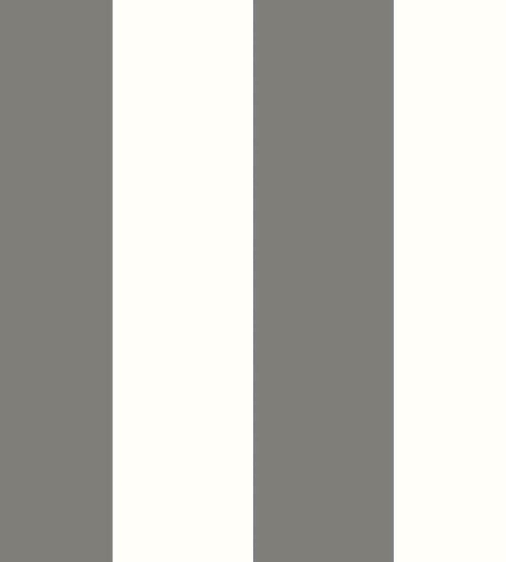 Wide Stripe Wallpaper by Ohpopsi Charcoal