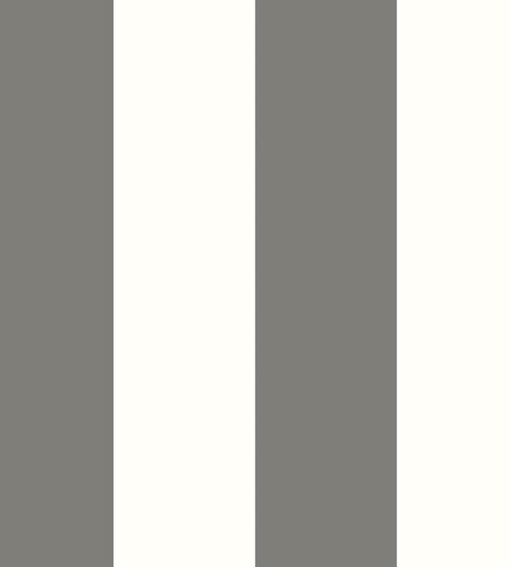 Wide Stripe Wallpaper by Ohpopsi Charcoal