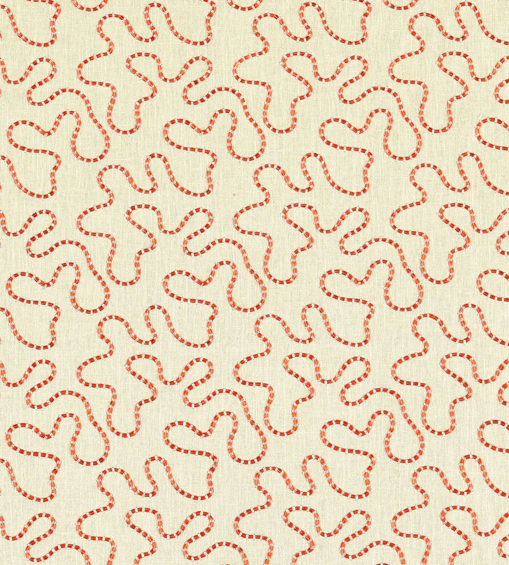 Wiggle Fabric by Harlequin Linen/Carnelian