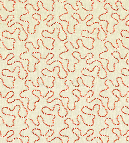 Wiggle Fabric by Harlequin Linen/Carnelian