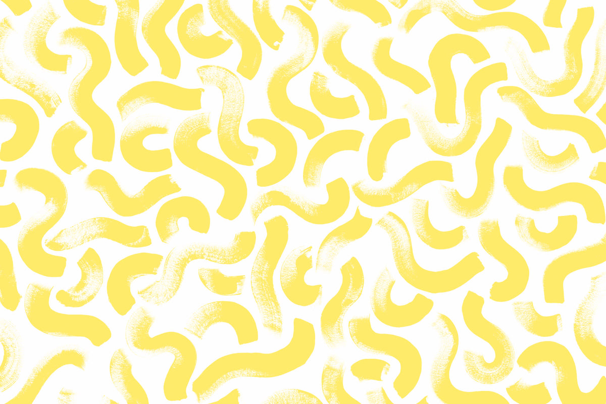 Wiggle Yellow mural by Hovia