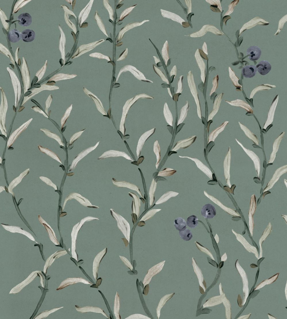 Wild Blackthorn Wallpaper by Coordonne Lagoon