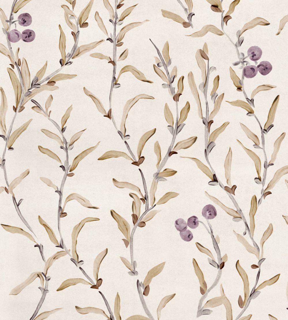 Wild Blackthorn Wallpaper by Coordonne Prune