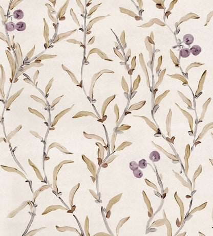 Wild Blackthorn Wallpaper by Coordonne Prune