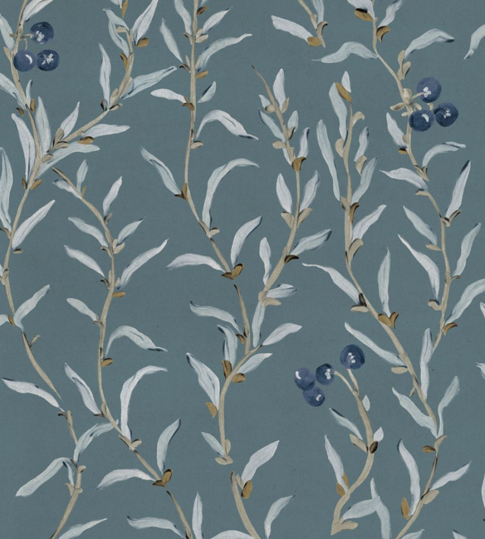 Wild Blackthorn Wallpaper by Coordonne Sapphire