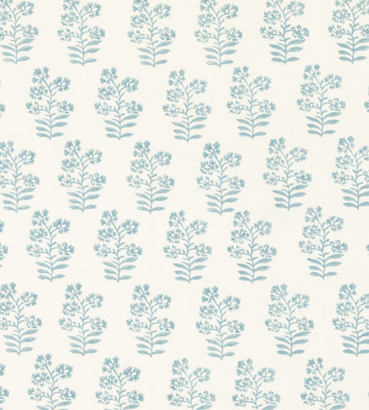 Wild Flower Fabric by Baker Lifestyle Soft Blue