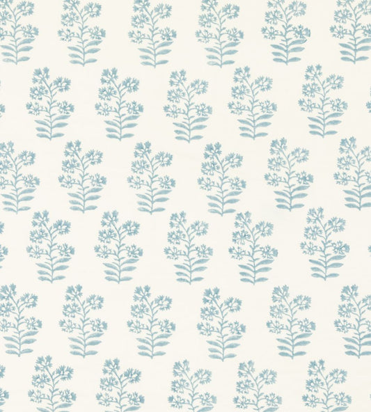 Wild Flower Fabric by Baker Lifestyle Soft Blue