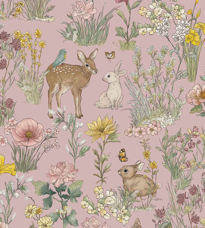 Wonderland Wallpaper by Eijffinger Blush