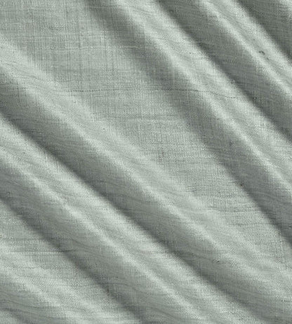 Wild Silk Fabric by James Hare Smoke Green