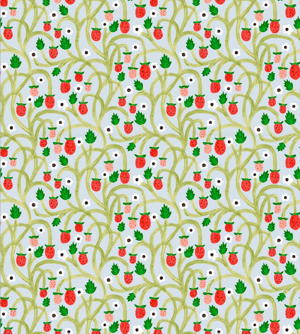 Wild Strawberries Wallpaper by DADO 02 Summer Sky