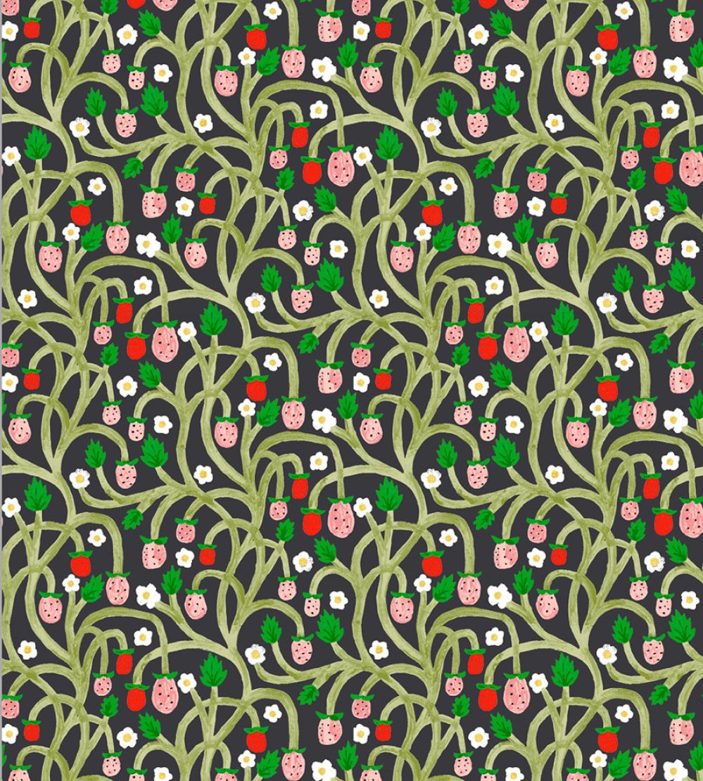 Wild Strawberries Wallpaper by DADO 03 Midnight Feast