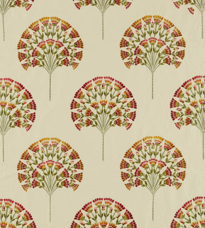 Wild Tulip Fabric by Sanderson Amber/Cream