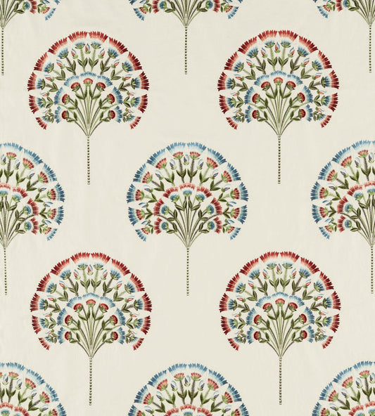 Wild Tulip Fabric by Sanderson Cranberry/Ivory