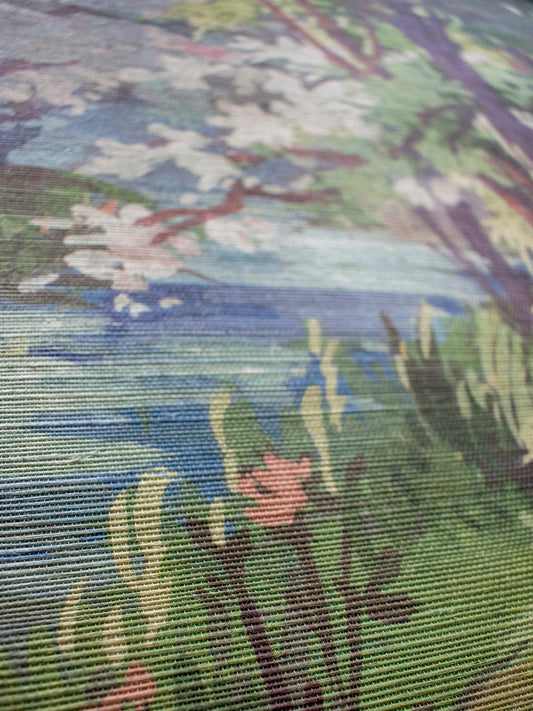 Wild Wild Woods Grasscloth Wallpaper by Divine Savages in Wild Wild Woods, pattern swatch