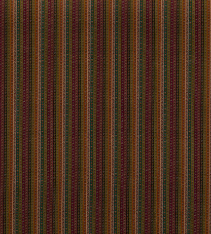 Wilde Stripe Fabric by Mulberry Home Plum
