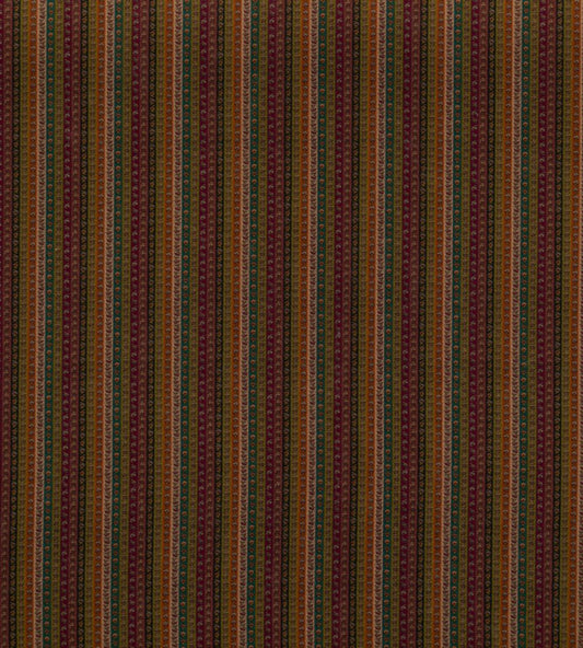 Wilde Stripe Fabric by Mulberry Home Plum