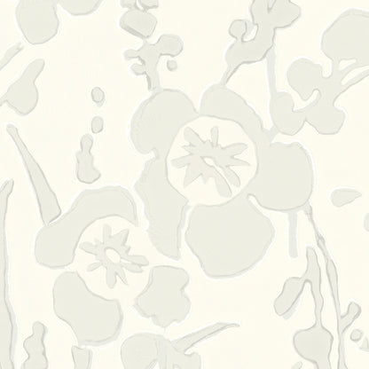 Wildflower Wallpaper by Galbraith & Paul in Alabaster