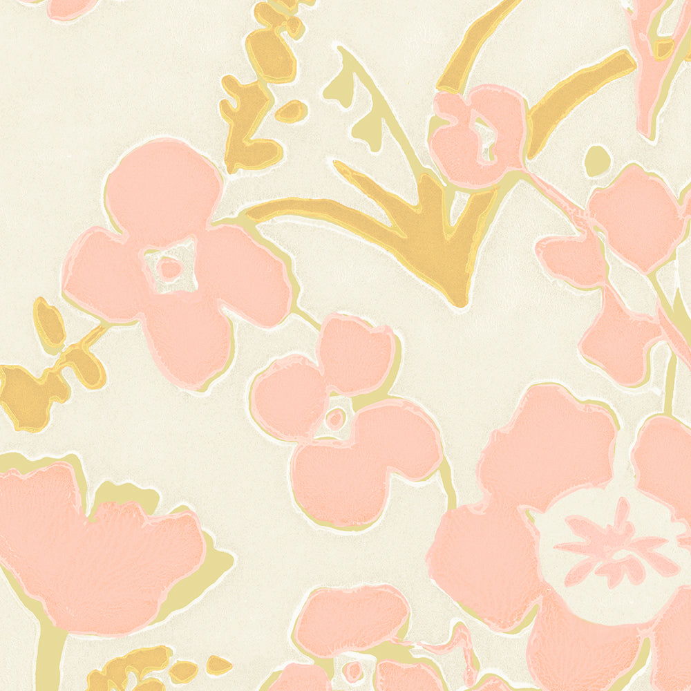 Wildflower Wallpaper by Galbraith & Paul in Blossom