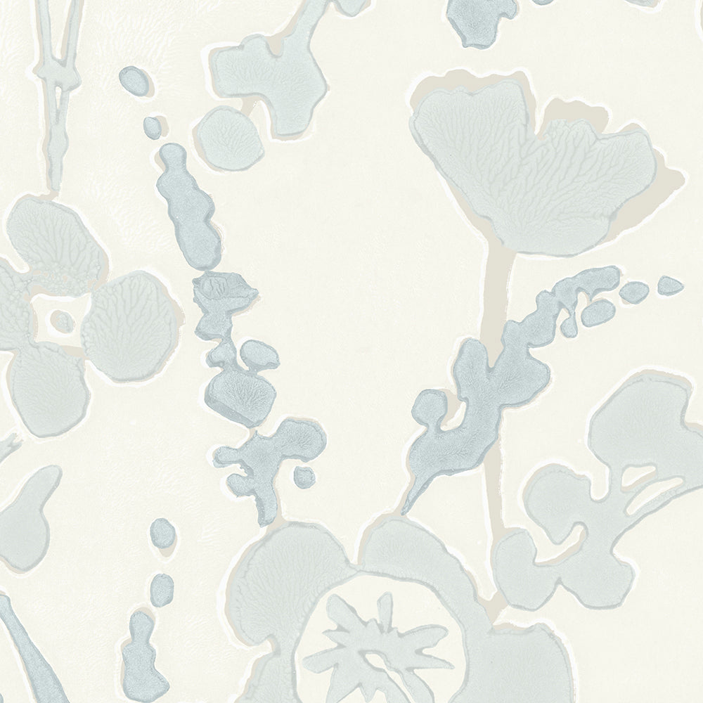Wildflower Wallpaper by Galbraith & Paul in Heron
