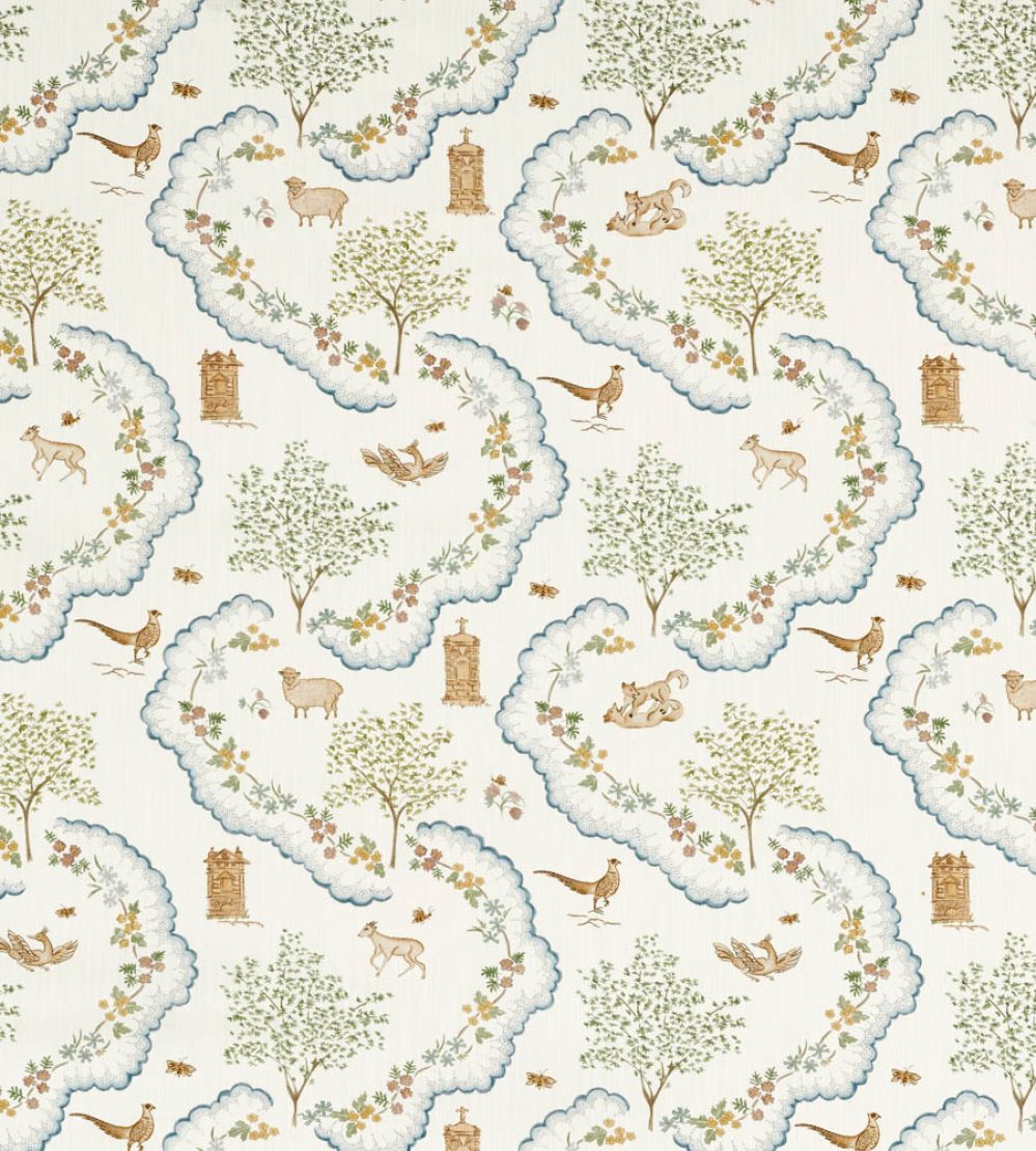 Wildflower Meadow Fabric by Sanderson Going Green
