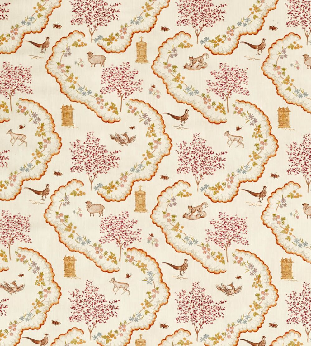 Wildflower Meadow Fabric by Sanderson Maple