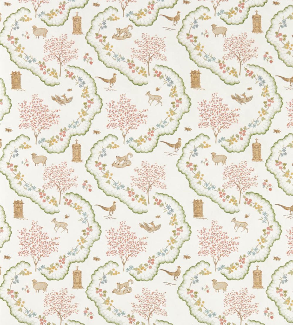 Wildflower Meadow Wallpaper by Sanderson Pearl