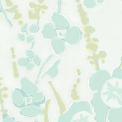 Wildflower Wallpaper by Galbraith & Paul in Sea