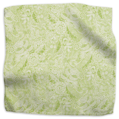 Wildflowers Fabric by Kathryn M. Ireland in Green