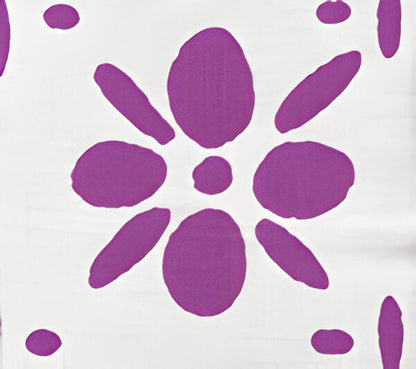 Wildflowers II Purple fabric by China Seas
