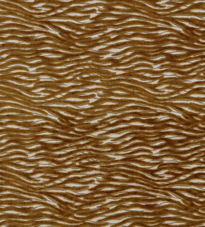 Wildstripe Fabric by Clarke & Clarke Bronze