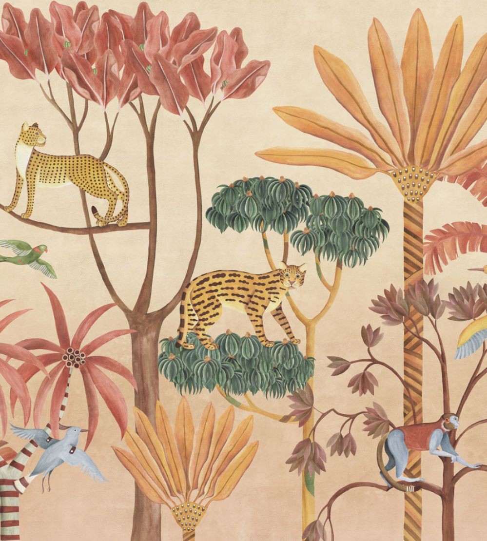 Wild Wood Mural by Coordonne Peach