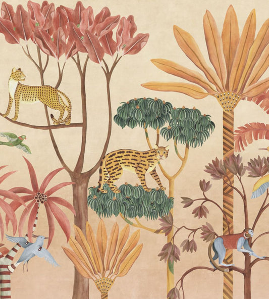 Wild Wood Mural by Coordonne Peach