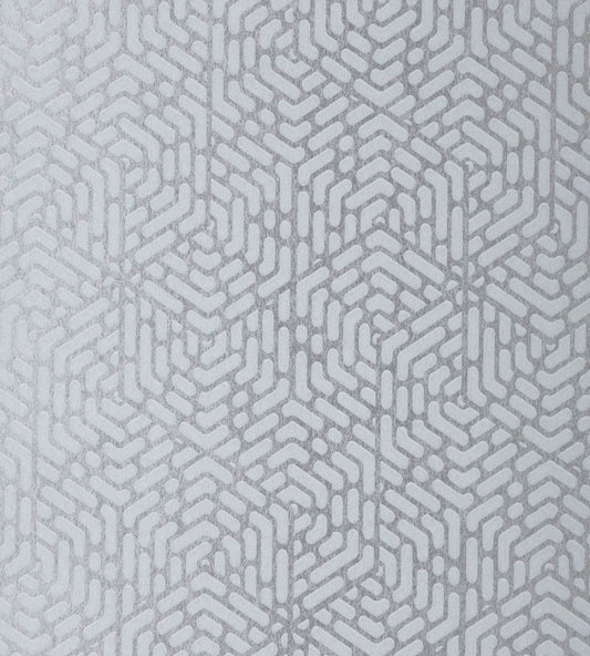 Willow Wallpaper by 1838 Wallcoverings Silver
