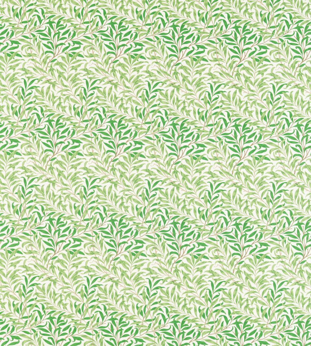 Willow Boughs Fabric by Morris & Co Leaf Green