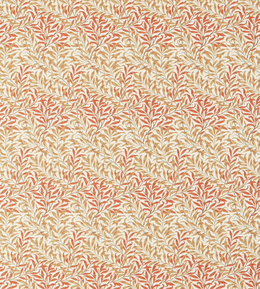 Willow Boughs Fabric by Morris & Co Russet / Ochre