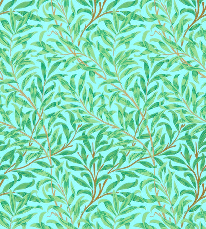 Willow Bough Wallpaper by Morris & Co Sky/Leaf Green