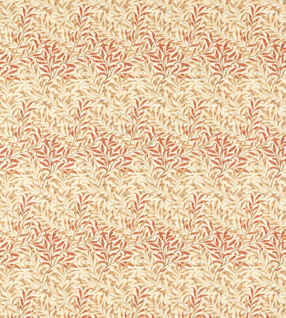 Willow Bough Outdoor Fabric by Morris & Co Russet/Wheat