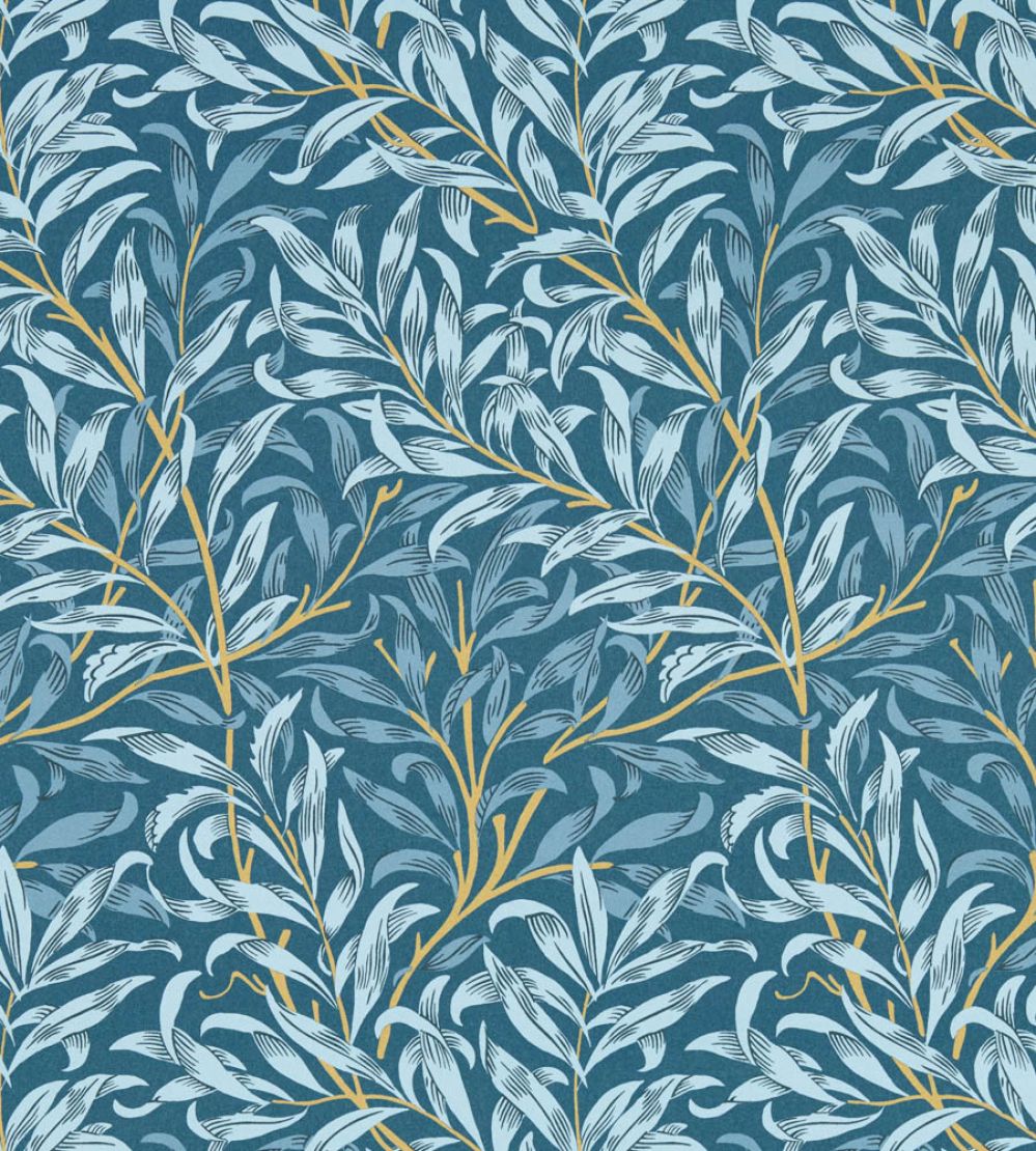 Willow Boughs Wallpaper by Clarke & Clarke Denim