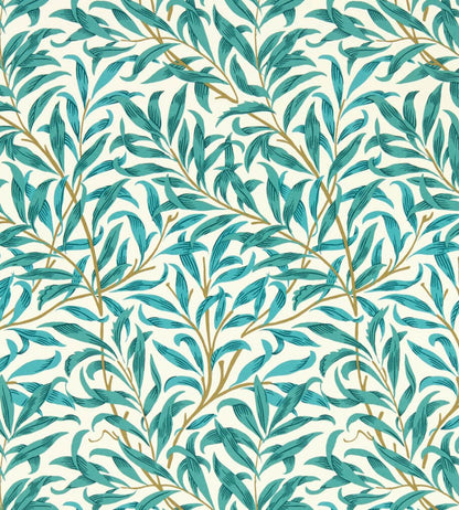 Willow Boughs Wallpaper by Clarke & Clarke Teal